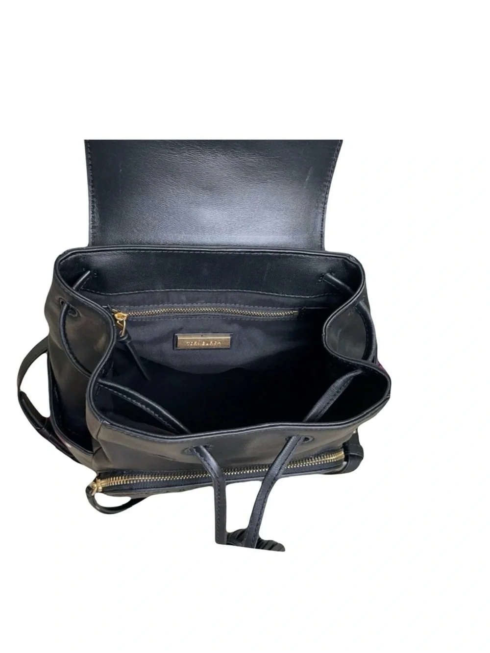 🌟 RARE! Tory Burch Mini Fleming Backpack Quilted in Soft Black Leather